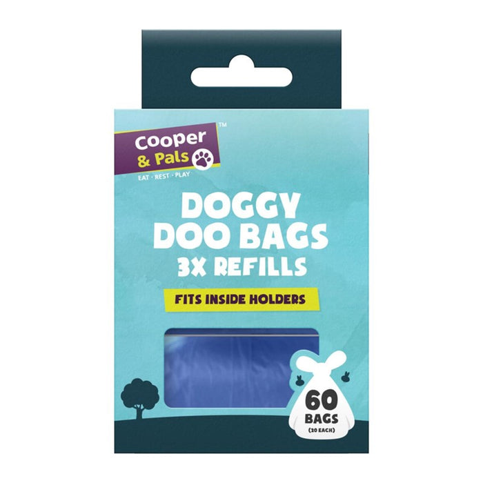 Doggy Doo Poop Bag Refills 3x 20pk