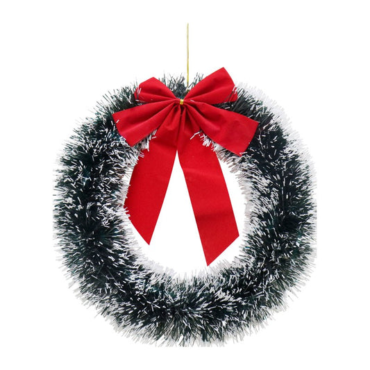 COURONNE MAGIE FESTIVE AVEC NŒUD 33CM