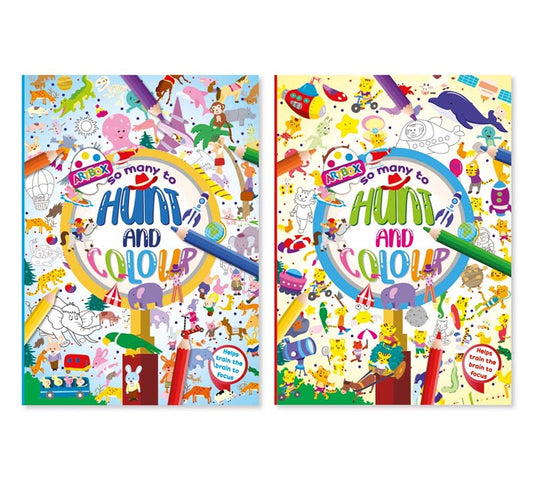 Livre de coloriage Cherche et Trouve