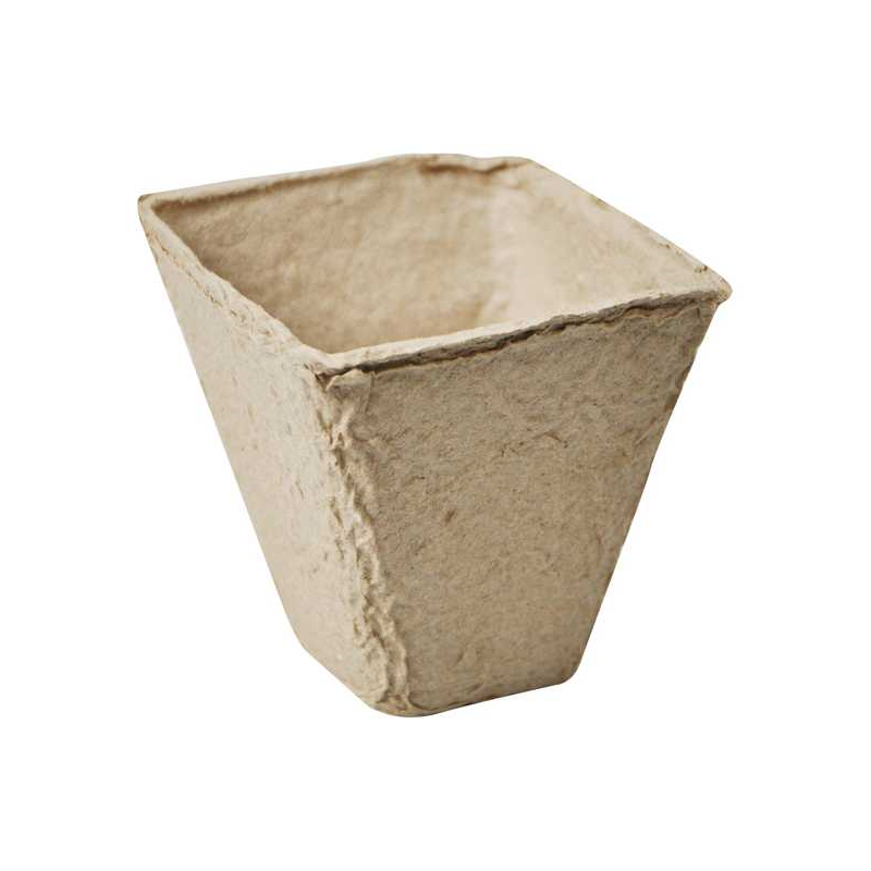 36 PACK 8CM(3IN) BIODEGRADABLE SQUARE PEAT POTS