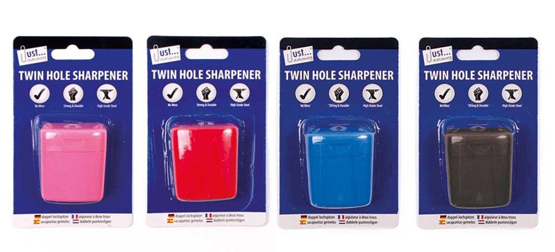 Taille-crayons à deux trous