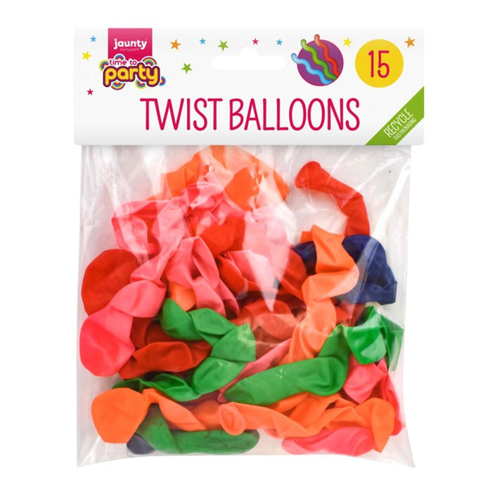 Twist Balloons 15pk