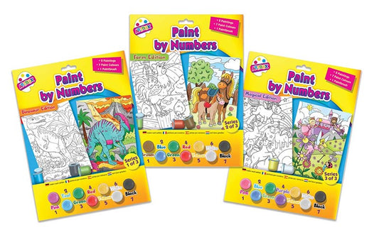 Peinture par Numéros Junior 3 motifs