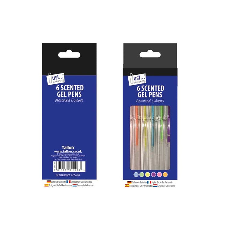 6 stylos gel parfumés