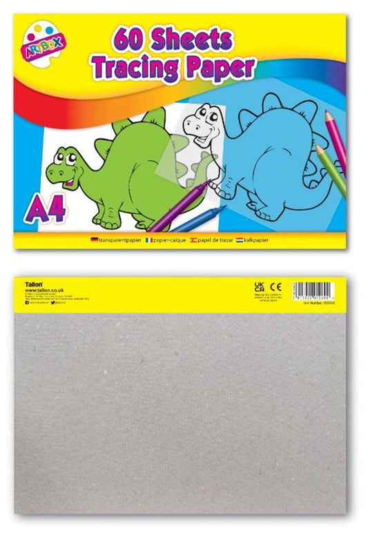 Bloc de 60 feuilles de papier calque A4