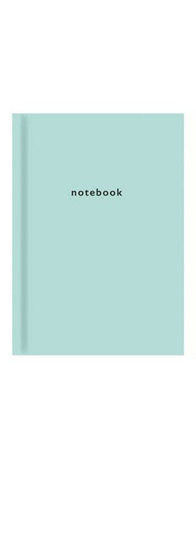 Cahier A4 ligné cartonné Couleurs assorties Pastels