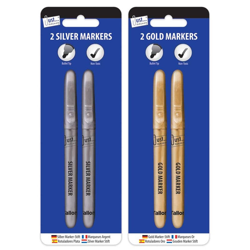 2 Gold & Silver Markers