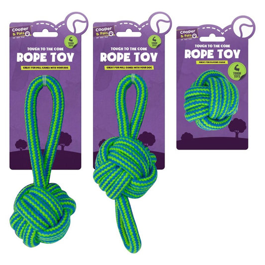 Jouets en corde à nœuds variés