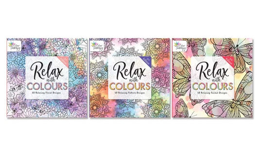 Série de livres de coloriage Trois