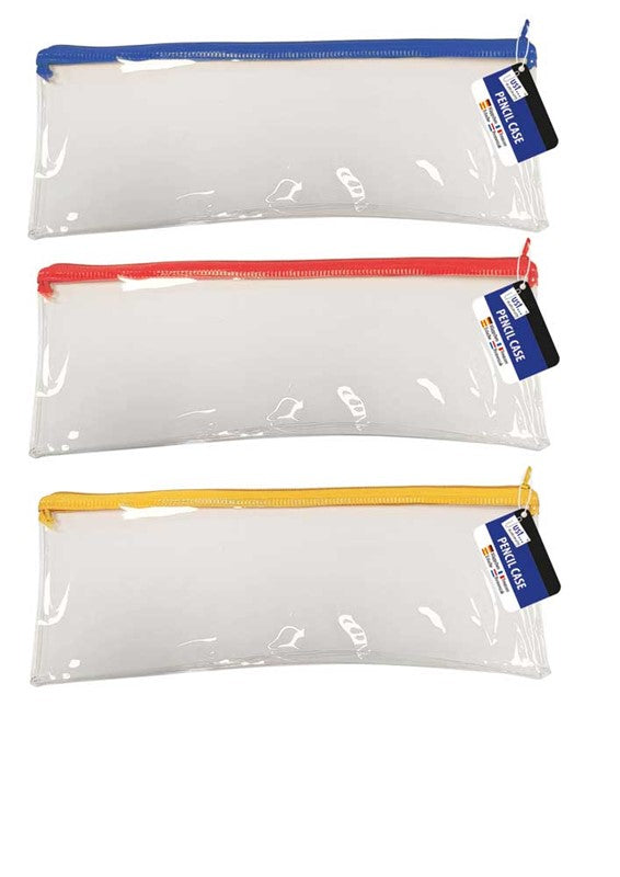 13" Clear Exam Pencil Case