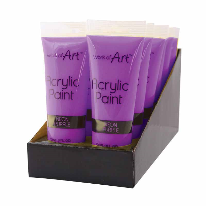 Peinture Acrylique Violet Néon 120ml