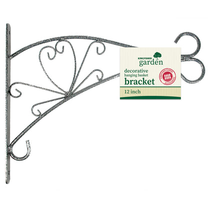 12 INCH DECORATIVE HANGING BASKET BRACKET