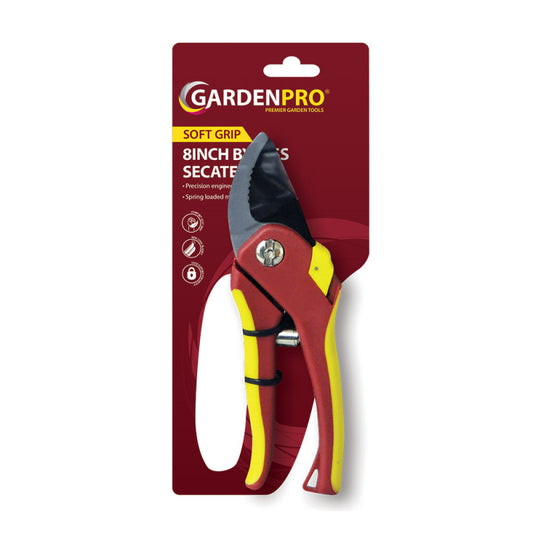 SÉCATEUR DÉLUXE 8 PO AVEC LAMES FRANCHES GARDEN PRO