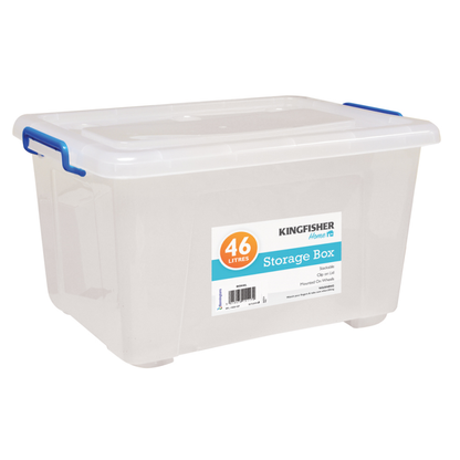 46 LITRE PLASTIC STORAGE BOX