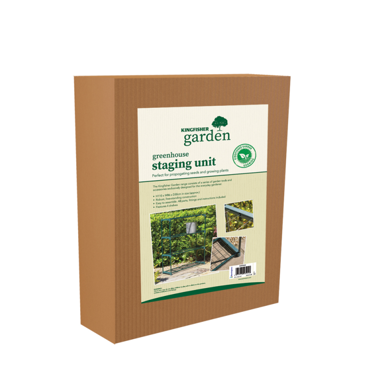 4 SHELF GREENHOUSE STAGING