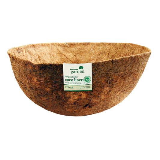 12 INCH BOWL SHAPED COCO HANGING BASKET LINER