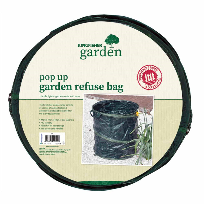 HEAVY DUTY POP UP GARDEN REFUSE BAG