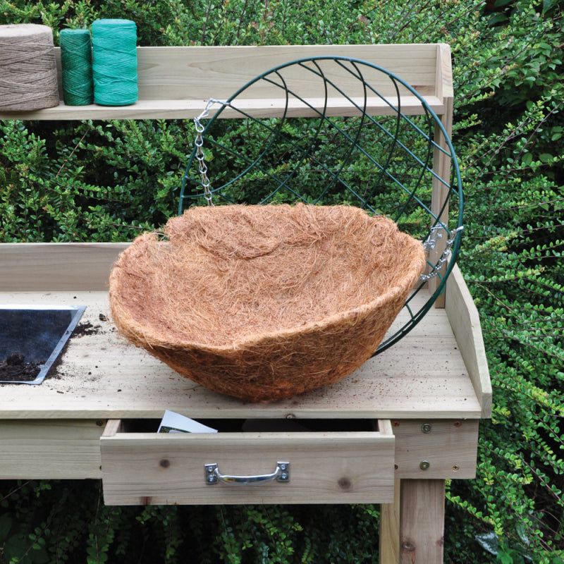 14 INCH BOWL SHAPED COCO HANGING BASKET LINER