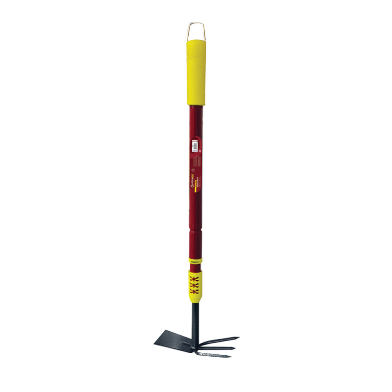 GARDEN PRO DELUXE TELESCOPIC 3 PRONG WEEDER & HOE