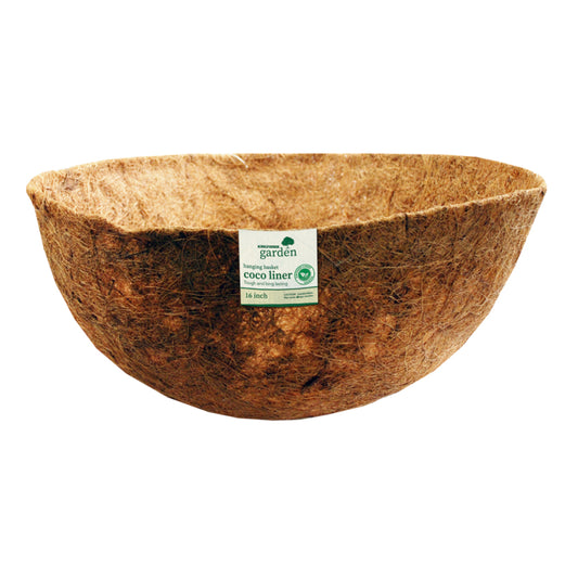 16 INCH BOWL SHAPED COCO HANGING BASKET LINER