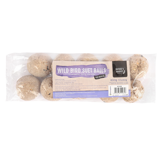 10 PACK OF SUET FAT BALLS