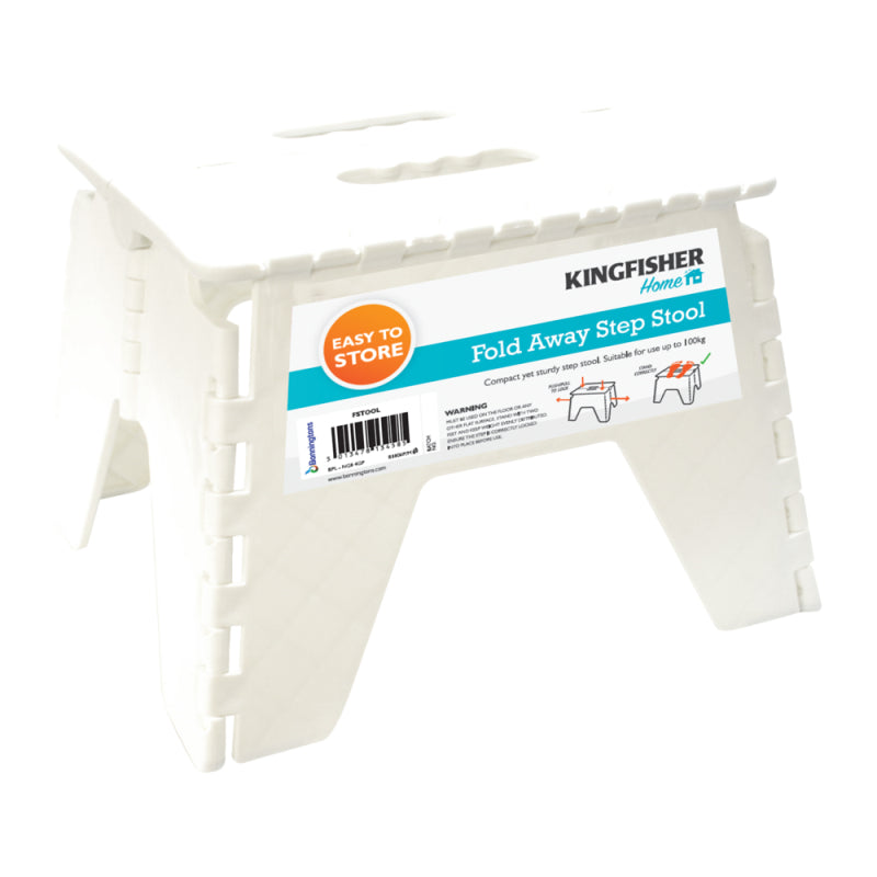 FOLD AWAY COMPACT STEP STOOL