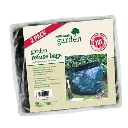 2 PACK GARDEN REFUSE BAGS