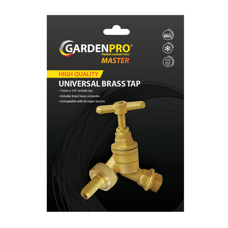 GARDEN PRO MASTER UNIVERSAL BRASS TAP