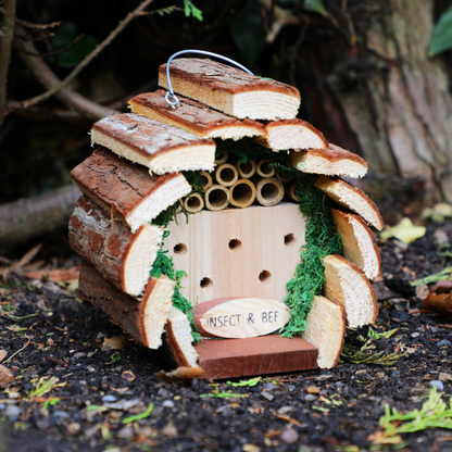 WOODEN INSECT AND BEE HOTEL