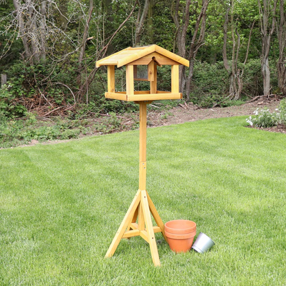 PREMIUM BIRD TABLE WITH BUILT IN FEEDER