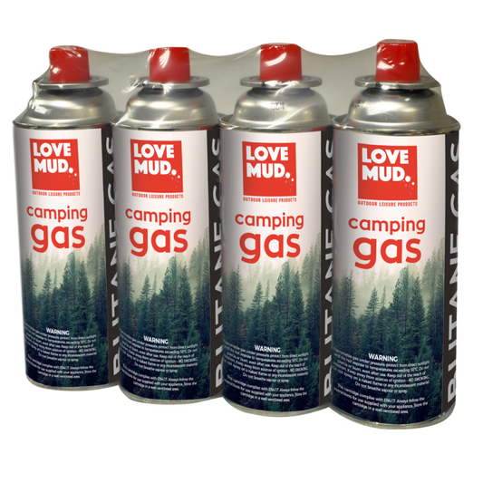 LOT DE 4 CARTOUCHES DE GAZ BUTANE POUR CAMPING