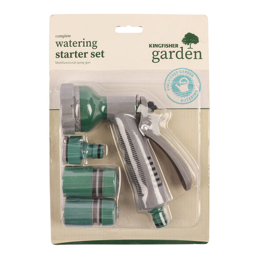 Kingfisher Kit Pistolet Pulvérisateur pour Tuyau d'Arrosage