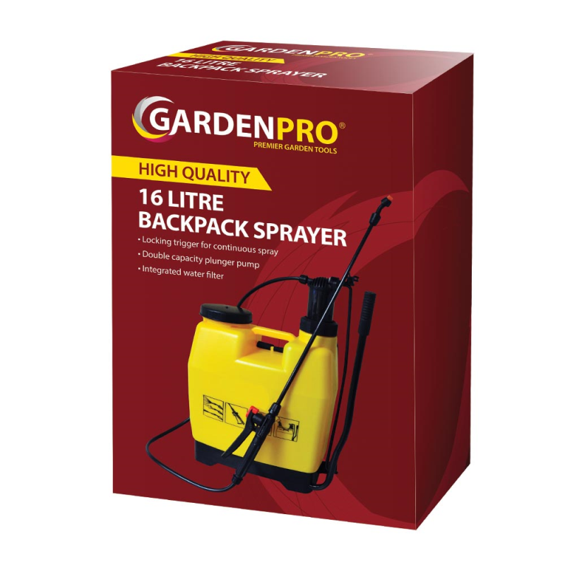 GARDEN PRO 16L BACKPACK SPRAYER