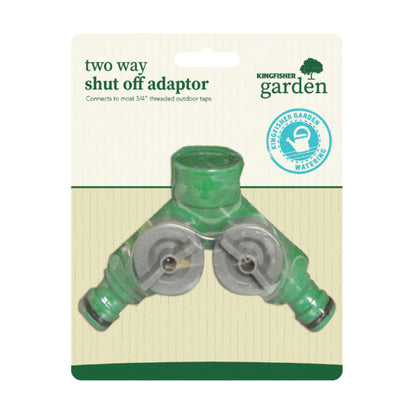 TWO WAY SHUT-OFF ADAPTOR