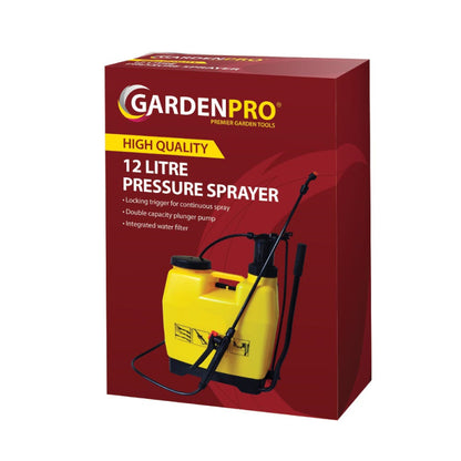 GARDEN PRO 12L BACKPACK SPRAYER