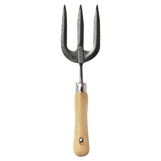 WOODEN HANDLED HAND FORK