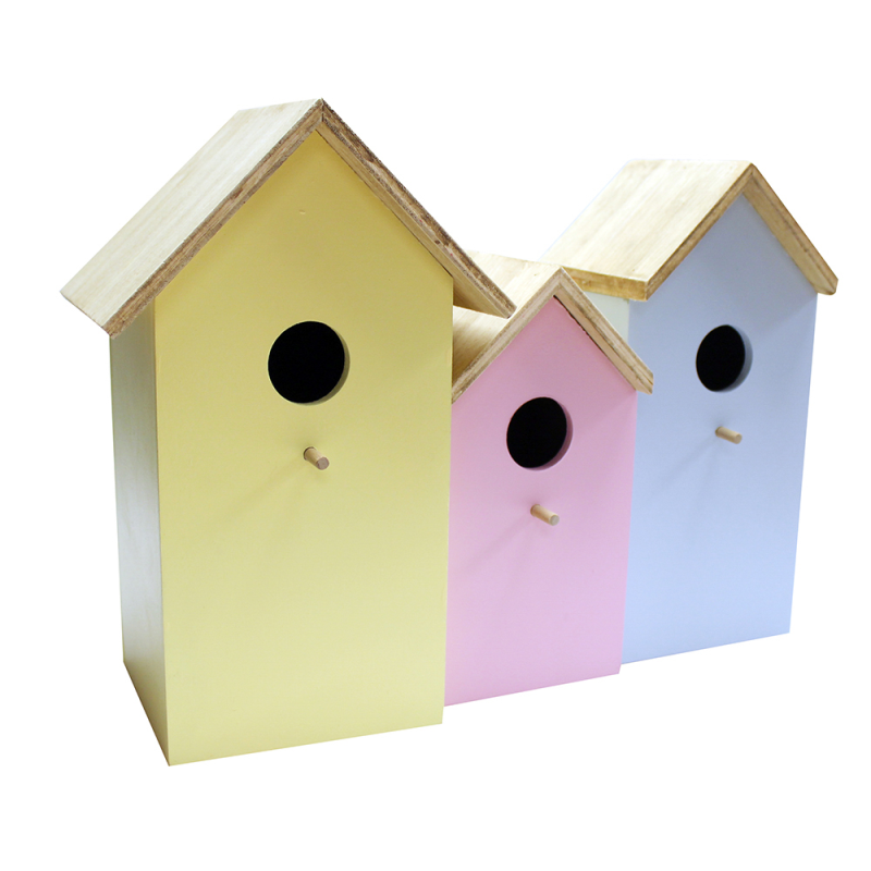 3 IN 1 WOODEN NESTING BOX