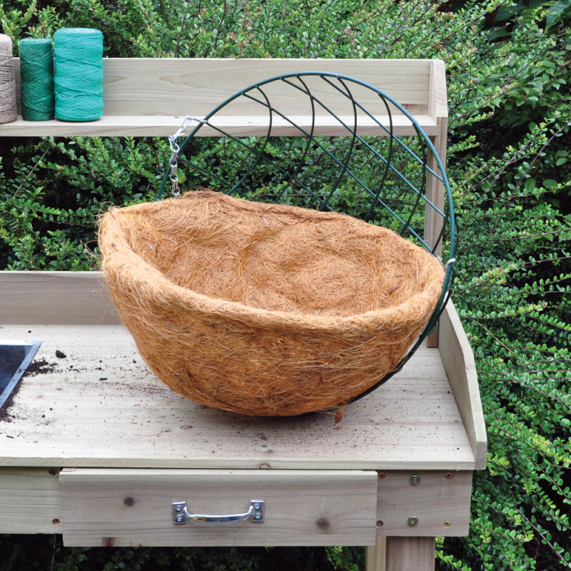 16 INCH BOWL SHAPED COCO HANGING BASKET LINER