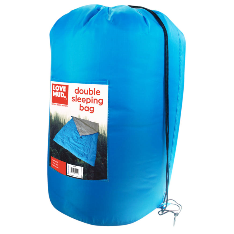 DOUBLE POLYESTER CAMPING SLEEPING BAG