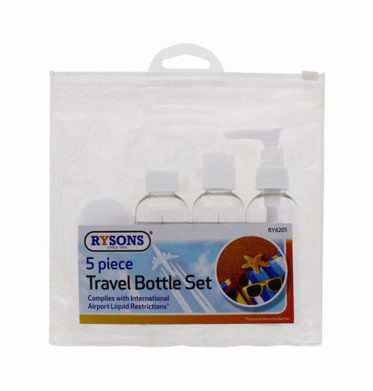 TRAVEL BOTTLE SET - PACK OF 5