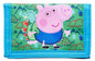 Peppa Pig Wallet George's Dino Adventure Green Tri Fold Children's Money Holder