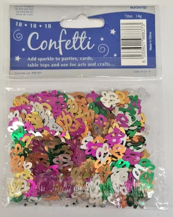 18th confetti