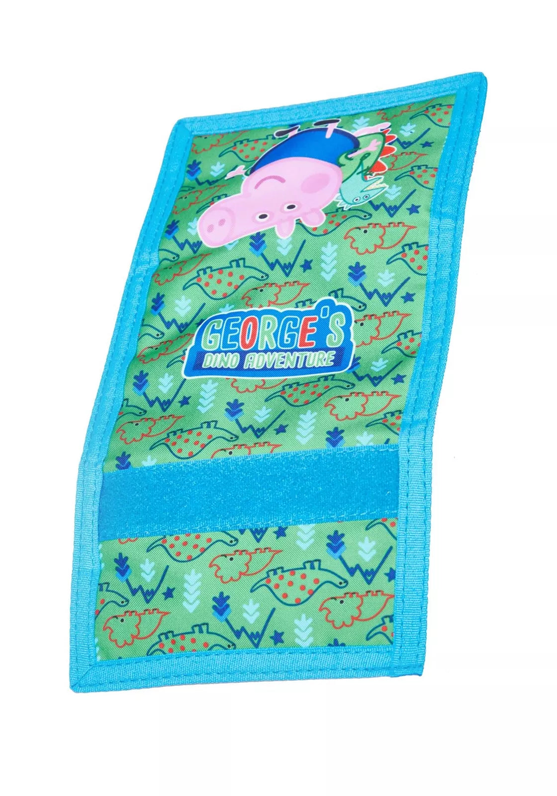 Peppa Pig Wallet George's Dino Adventure Green Tri Fold Children's Money Holder