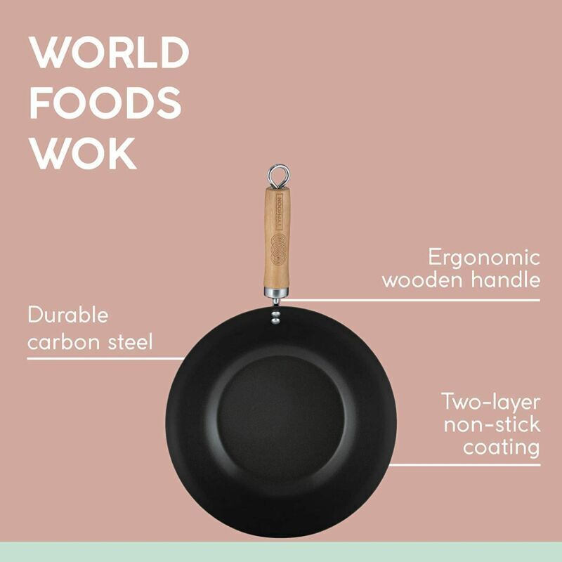 Wok Antiadhésif Classique Typhoon 28cm