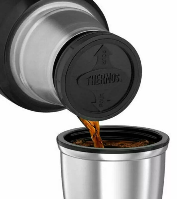 Thermos Stainless Steel King Flask 470ml Matt Black