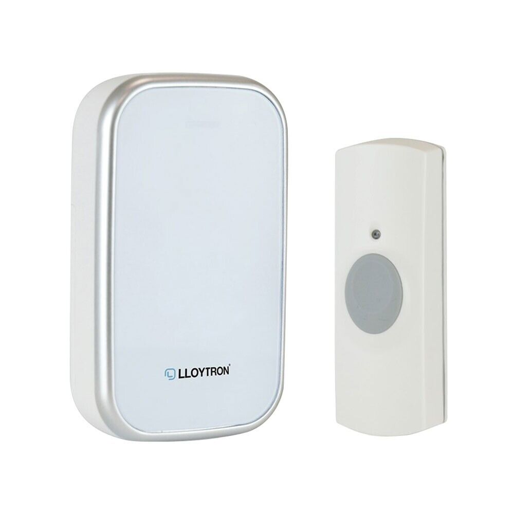 Lloytron MIP3 - 32 Melody Plugin Basic Door Chime Kit - White