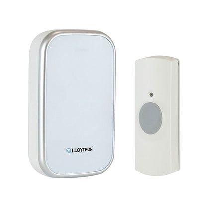 Lloytron MIP3 - 32 Melody Plugin Basic Door Chime Kit - White