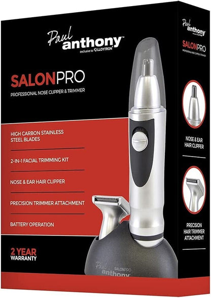 Paul Anthony ''Salon Pro'' Battery Operated Nose & Beard Trimmer