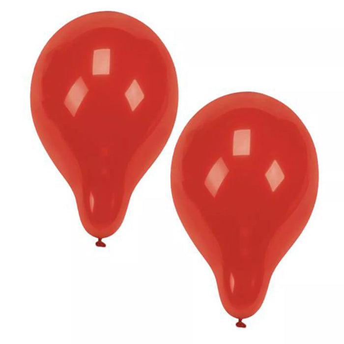 Balloons Red Helium Suitable Diameter 25cm 10 Piece