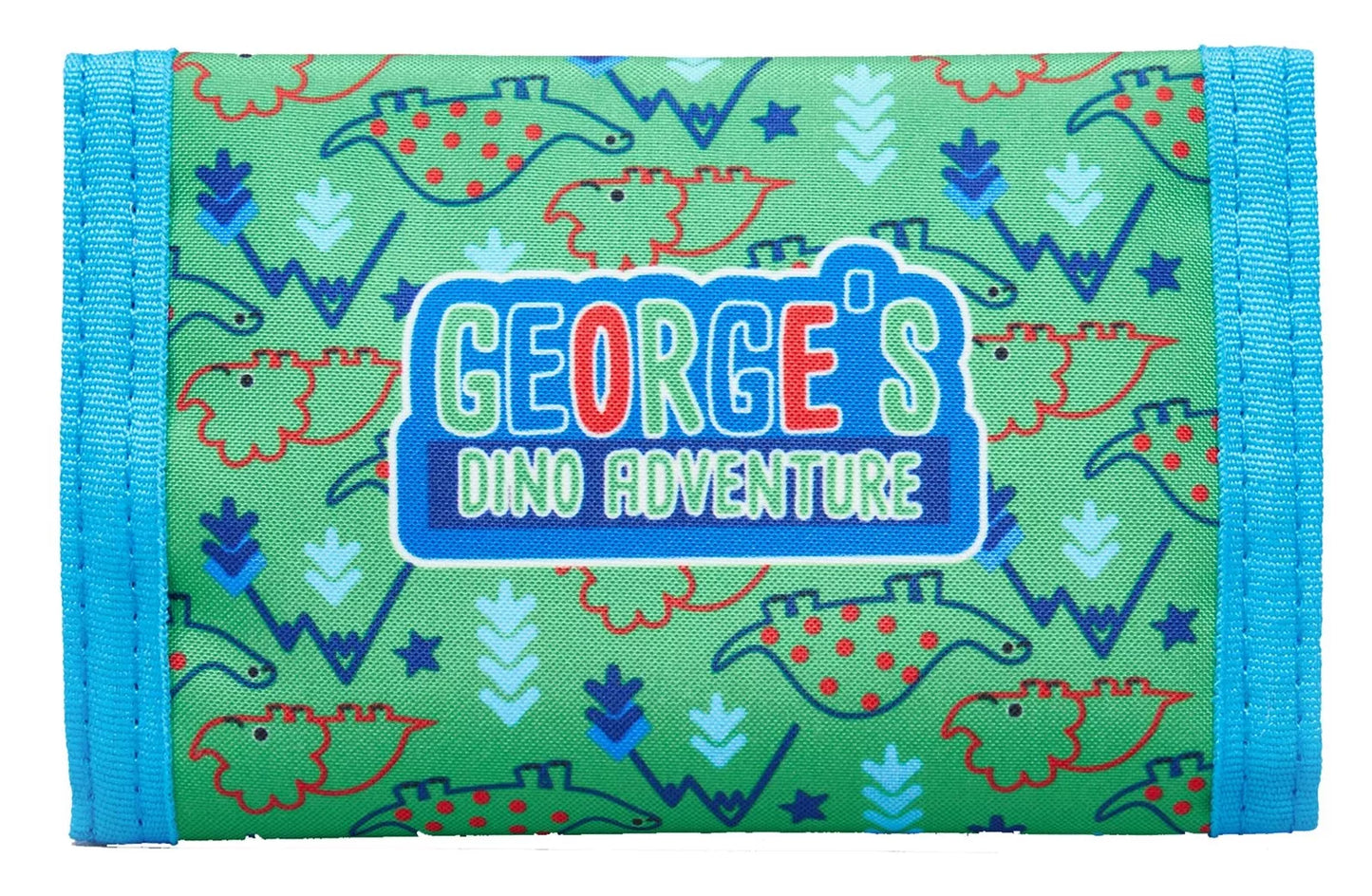 Peppa Pig Wallet George's Dino Adventure Green Tri Fold Children's Money Holder